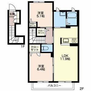 サンパーク小鹿 B202号室