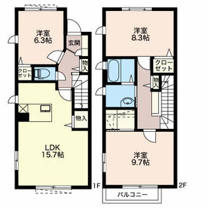 ＭＡＳＴＴＯＷＮ井川城 B号室