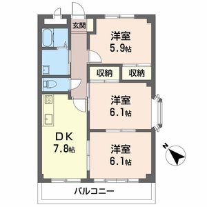 ブルースカイマンション 001A号室