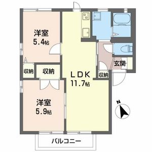 ラプランタン B201号室