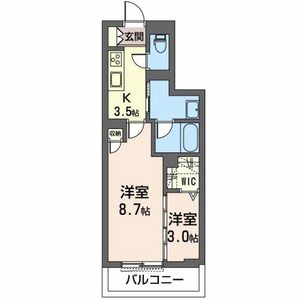 ＥＣＯ＆ＣＬＥＡＮ　ＨＯＵＳＥ　ＮＡＷＡ－ＫＩＴＡ 0405号室