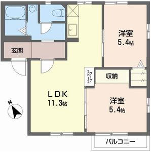 フレグランス上原 B102号室