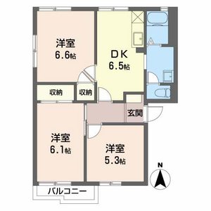 ハイツサンフローレ N101号-16
