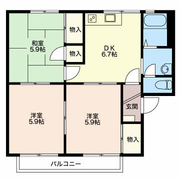 ＳＳコーポ　ＬＩＢＲＡ A103号-2