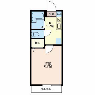 ジュネス横地 D203号-2
