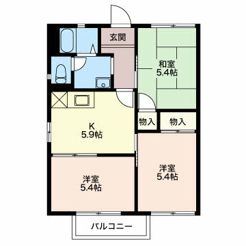 サンライズ涼風 B203号-2