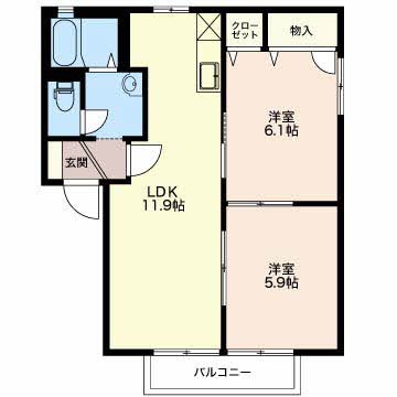 リバーサイド駒B203-2