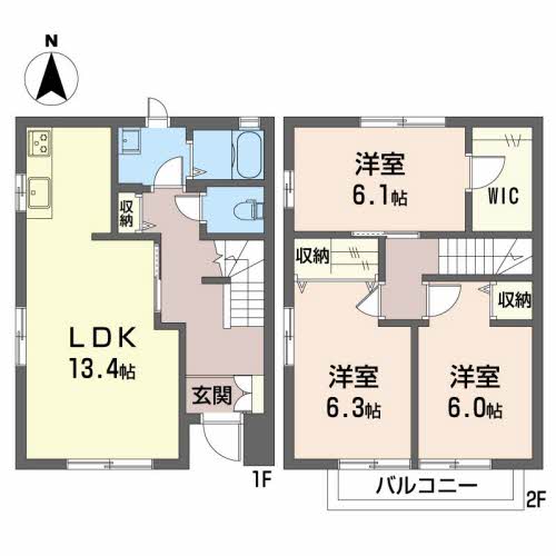 タウンハウス三本柳0101-2