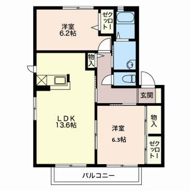 シャーメゾン枇杷坂 A202号-5
