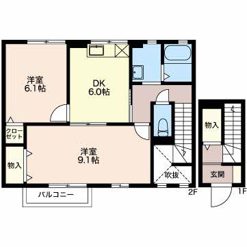 グリーンシティ愛野 A202号-2
