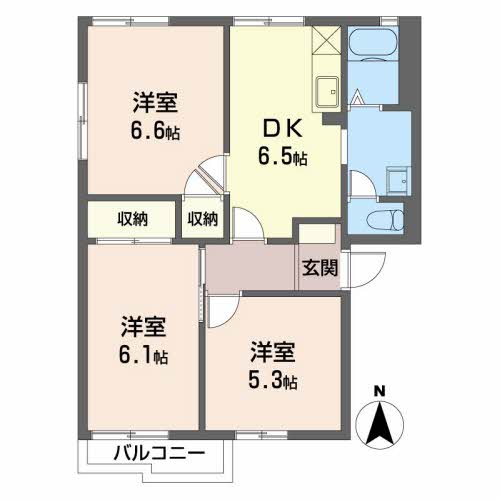 ハイツサンフローレN101-2