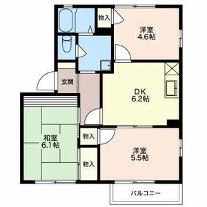 フレグランス三園 B102号-16