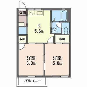 フレグランス松本 B203号室