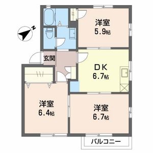 ルミエールすわの木 A201号-16