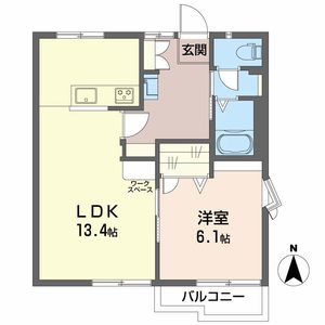 フレグランスやま１ 0201号室