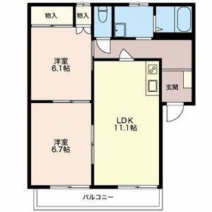リバーサイド徳重 B203号室