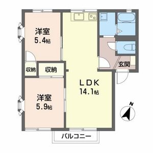 メゾンヴェルト B201号室