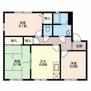 ヴィラージュ桃山 E102号-5