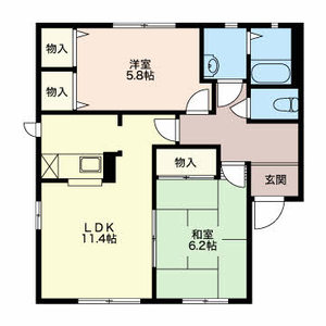 ヴィラージュ桃山 C101号-5