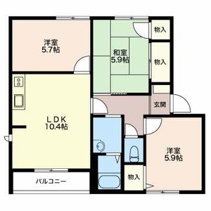 グランシャリオ D202号室