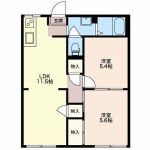 グリーンヒルズ B102号室