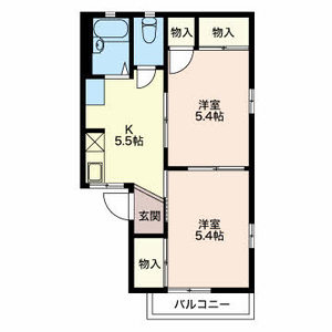 ツインハイツ宝 B201号室