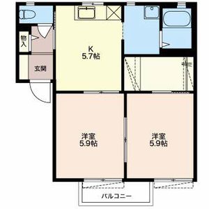 パストラル尾花 B201号室