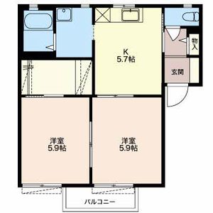 パストラル尾花 B202号室