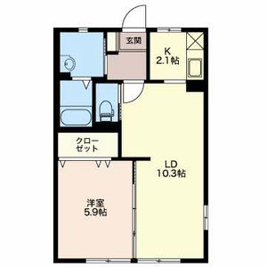 グリーンステージしんさかえⅡ A101号室