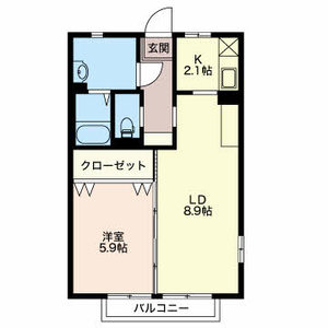 グリーンステージしんさかえⅡ A201号室