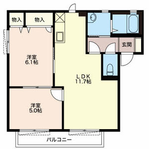 シャルム瀬名 A101号-13