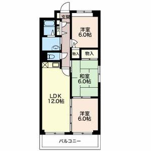 セゾン花の木　南館 B101号-2