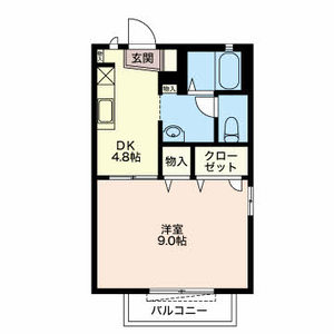 タウンコートながら A201号室