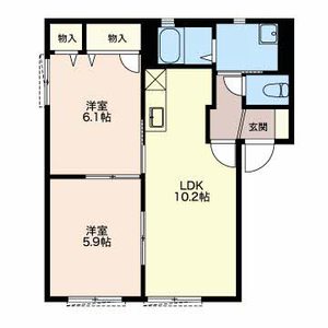 セントポーリア D102号室