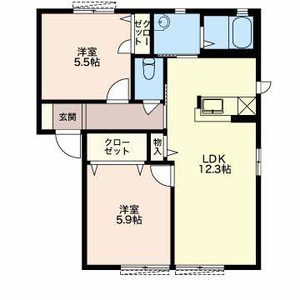 ガーデンハイツ A101号-2
