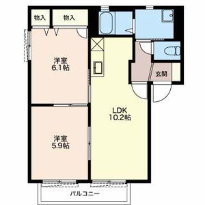 ブレシアスヒルⅡ B202号室