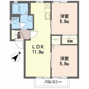 シプレーヌ大村 A103号室