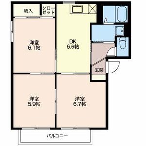 クレールコート A101号室