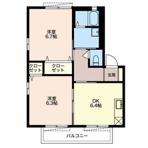 グリーンコート E202号室