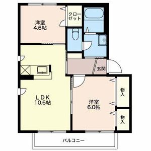 フォレスタ坂の上 A102号室