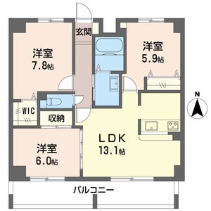 リンカンズベール 0204号室