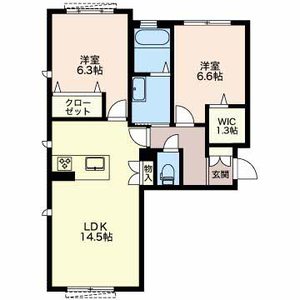 メゾン・ド・ソレイユ大屋敷 B103号室