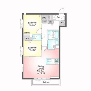 Ａｓｔｅｒｉａ　Ｇａｒｄｅｎ　Ｄｕｏ 0203号室
