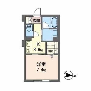 ルーエレジデンツ三日市 0102号室