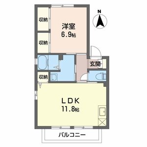 ＭａｓｔＴｏｗｎ東柳原 A201号室