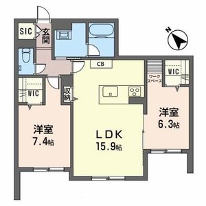 シャーメゾンミラまち 0105号室