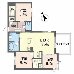 エグゼスト　グリジオ 0102号室
