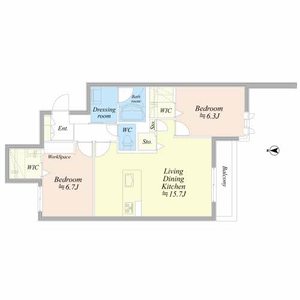 ドミール駒止 0202号室