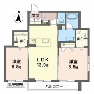 モカージュ 0201号室