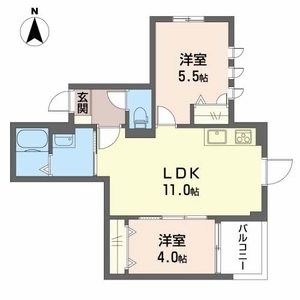 コンフォート東駒爪 201号-3